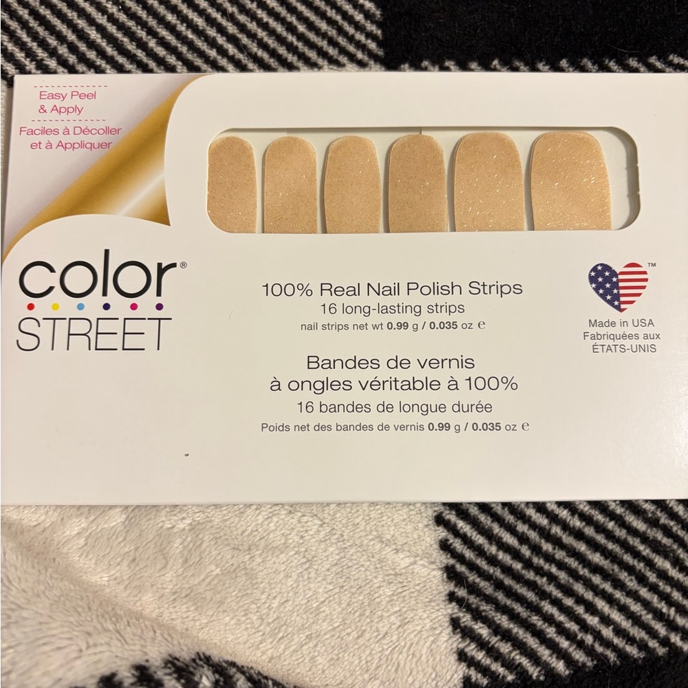 Color Street Nail Polish Strips - Gold CHAMPAGNE HOUR